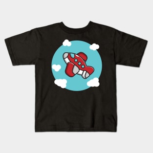 cute red plane Kids T-Shirt